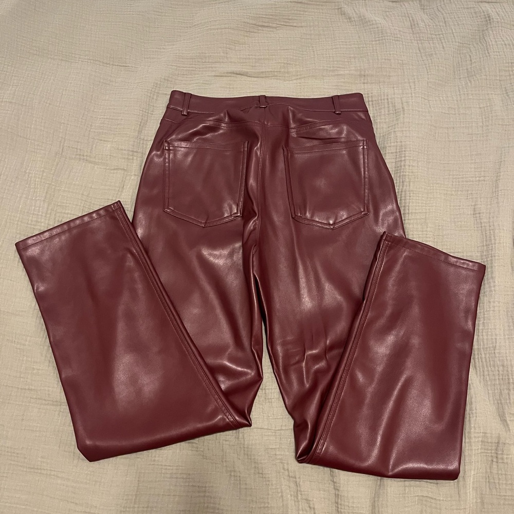 Dynamite Burgundy Straight Leg Pants - Picture 4 of 6